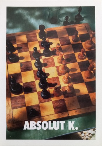 Cartolina absolut vodka gioco - absolut,
