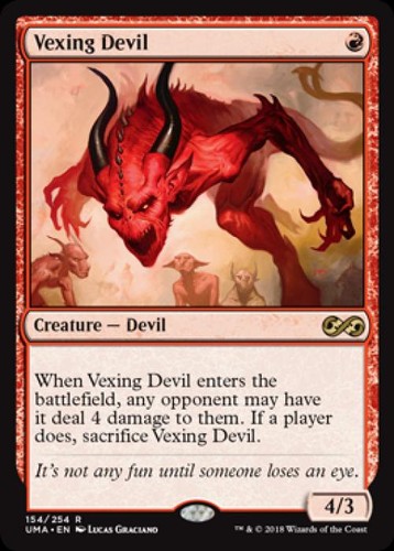 Vexing devil foil - devil, light