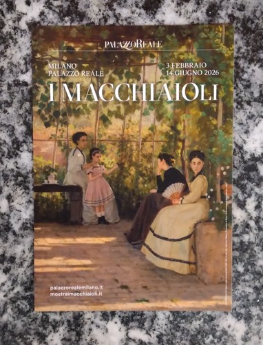 Cartolina macchiaioli mostra - cartolina,