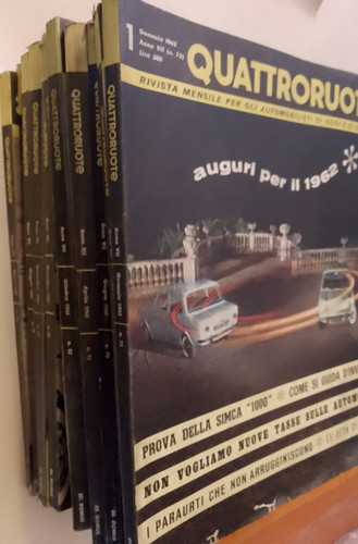 Quattroruote 1962 annata - quattroruote,