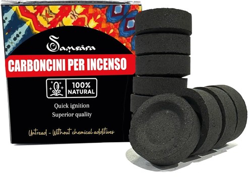 Carboncini per incenso - carboncini,