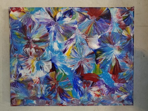 Quadro fluido versare - , acrilico