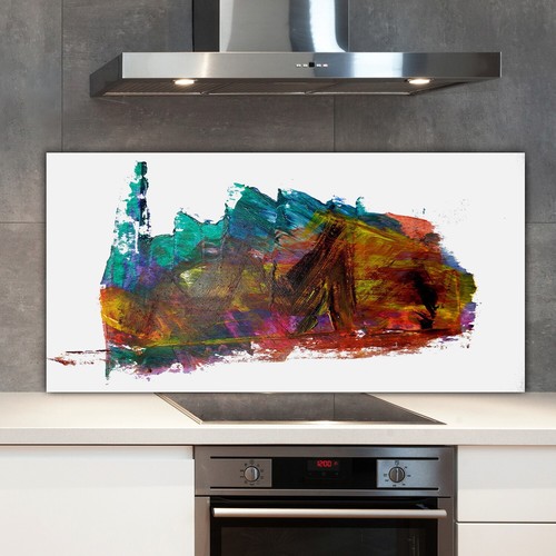 Kitchen splashback toughened - kitchen,