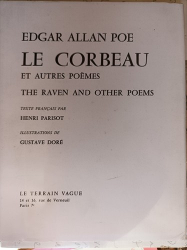 Corbeau edgar allan - le,