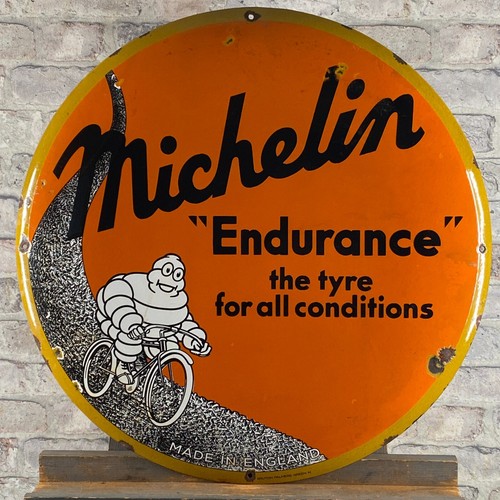 Michelin insegna smaltata - michelin,