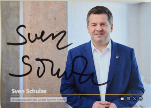 Sven schulze primo - primo, ministro