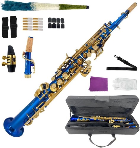 Sassofono soprano dritto b - sassofono, bb