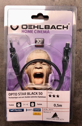 Oehlbach opto star black cavo - oehlbach,
