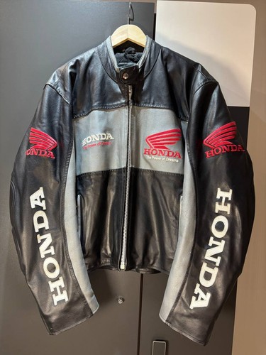 Vintage honda racing - vintage, leather