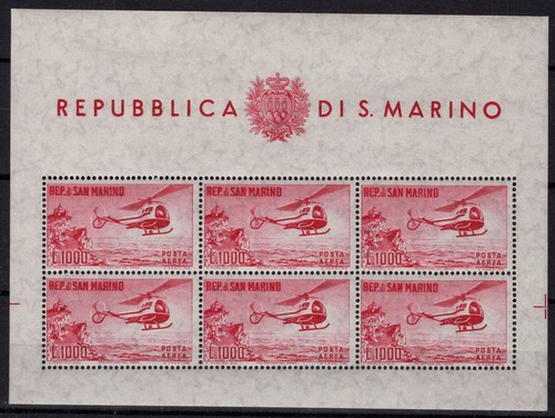 San marino 1961 - 1961, foglietto