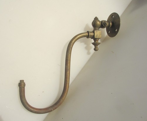 Victorian brass gas - brass,
