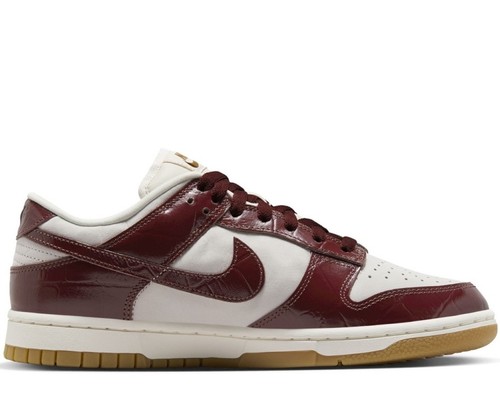 Nike dunk low red croc - dunk, lx