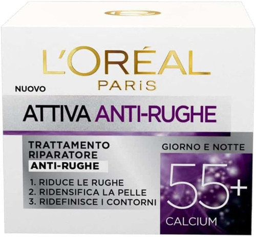 Attiva antirughe crema - 55+,