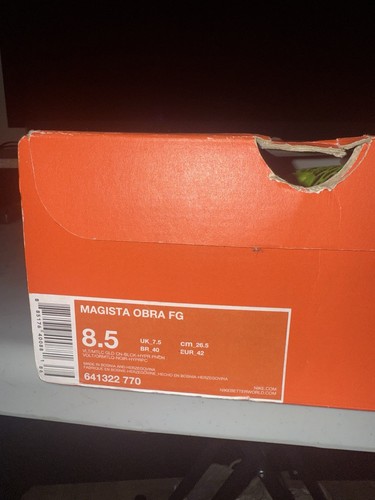 Nike magista obra size us8 - magista,