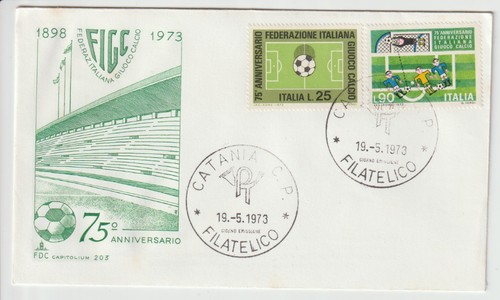 1973 calcio busta primo - -,