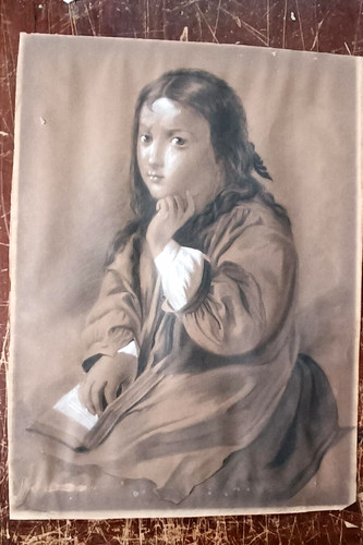 Ritratto femminile disegno