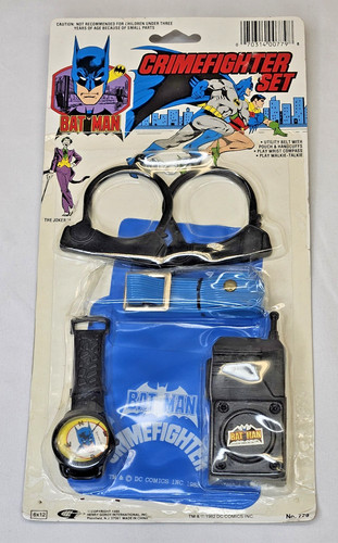 Batman crime fighter set 1988 - crime,