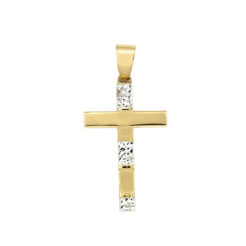 Ciondolo croce oro - croce, 750‰