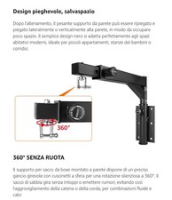 Staffa per sacco boxe - staffa,