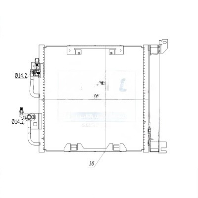 Condensatore climatizzatore - condensatore,