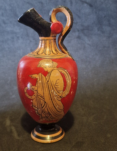 Vaso terracotta dipinta - vaso,