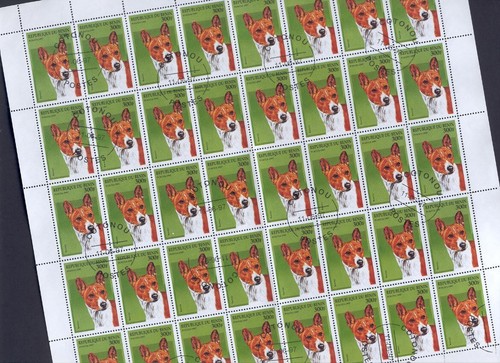 Fauna f03 cani basenji foglio - f03,