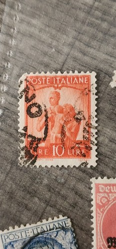 Francobollo lire estero - 10,