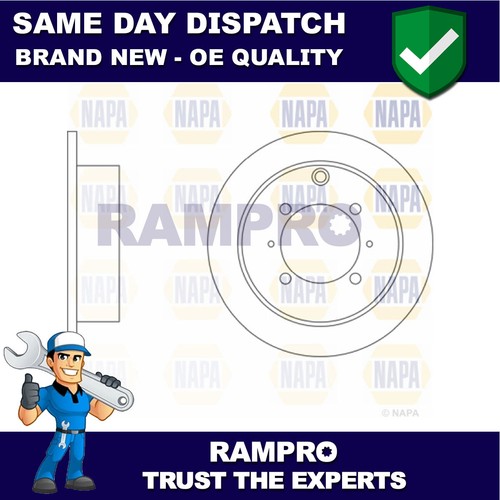 Disco freno posteriore rampro - freno,