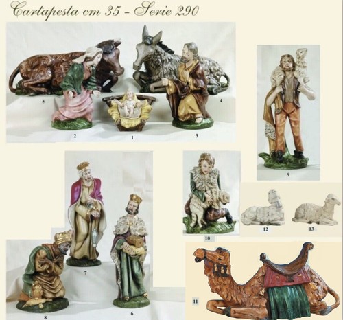 Presepe prezioso pezzi 35cm - presepe, 12