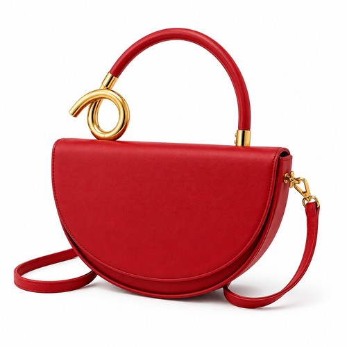 Borsa donna mezza luna - , manico