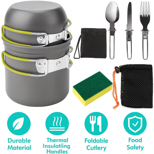 Portable camping cooking ware - camping,