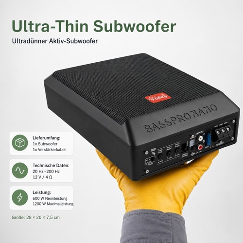 Kit cavi subwoofer attivo - cavi,