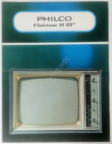 Philco televisore clairtone - philco,