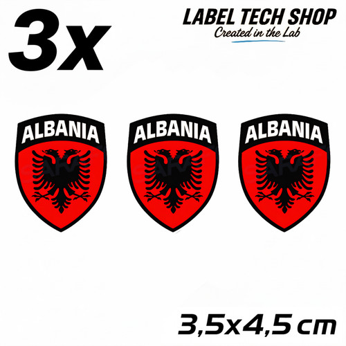 Adesivi albania - albania, (piccolo)