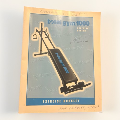 Total gym 1000 manuale - total,