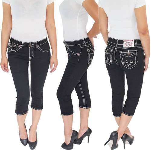 Jeans capri bemuda - jeans, 3/4