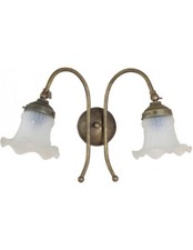 Applique in ottone da casa con