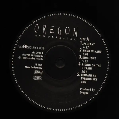 Oregon 45th parallel vinyl - vinyl, lp