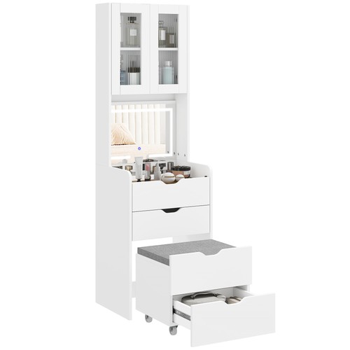 Homcom toeletta trucco - toeletta,