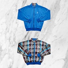 Australian By L'Alpina Vintage Anni 90 Giacca Zip Double Face Uomo Taglia S 46