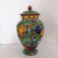 Brocca Guerrieri Ceramiche Murano – Maiolica Dipinta a Mano – Anni ’50 – 28 cm