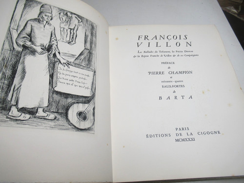 Francois villon oeuvres 1931 - francois,