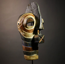 Maschera africana vintage arte