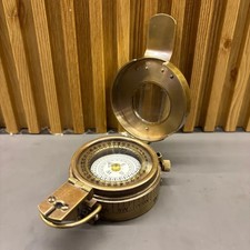 Bussola militare in ottone