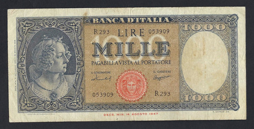 Repubblica italiana 1000 lire - repubblica,