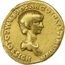 Néron, Aureus, 50-54, Rome, Or, TB+, RIC:78