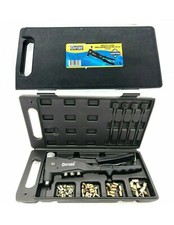 KIT 66 PZ RIVETTATRICE PER INSERTI RIVETTI FILETTATI FILETTI M3 M4 M5 M6