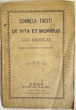 Cornelii taciti vita et - cornelii,