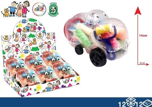 Set pezzi plastilina auto - pezzi,