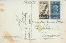 75705 - ITALIA AOI Africa Italiana - Storia Postale - FRANCOBOLLO su cartoncino 1939 AQUILA